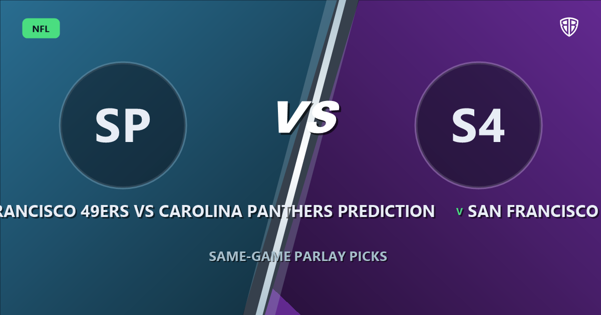 San Francisco 49ers vs Carolina Panthers Prediction & Same Game Parlay Picks: Expert Analysis