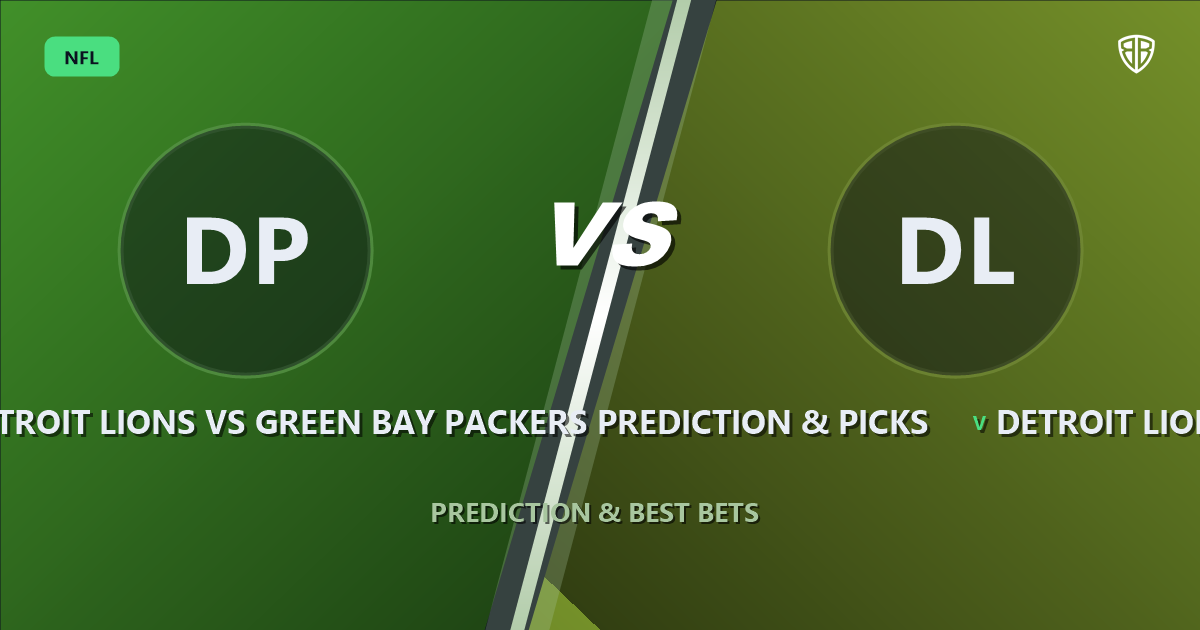 Detroit Lions vs Green Bay Packers Prediction & Picks: Smart Props & Lines