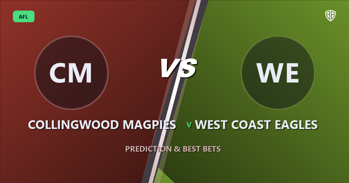 AFL news: Collingwood Magpies vs West Coast Eagles Prediction & Picks : Odds Analysis & Top Props