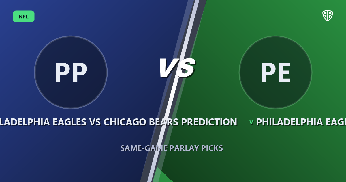 Philadelphia Eagles vs Chicago Bears Prediction & Same Game Parlay Picks: High-Value Angles