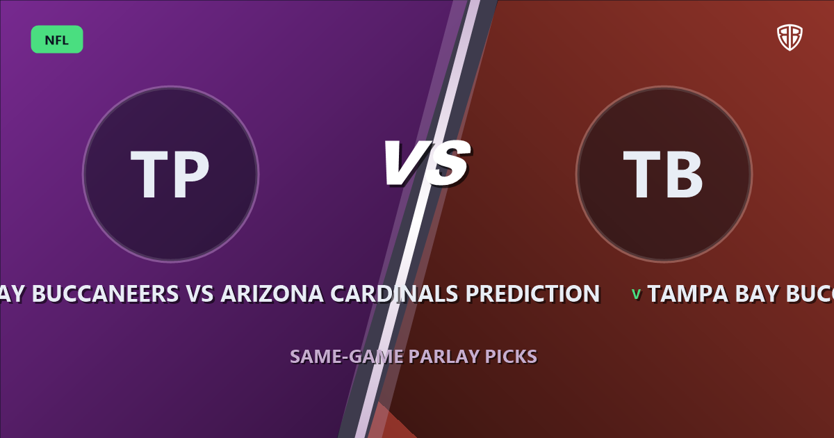 Tampa Bay Buccaneers vs Arizona Cardinals Prediction & Same Game Parlay Picks: Best SGP Options