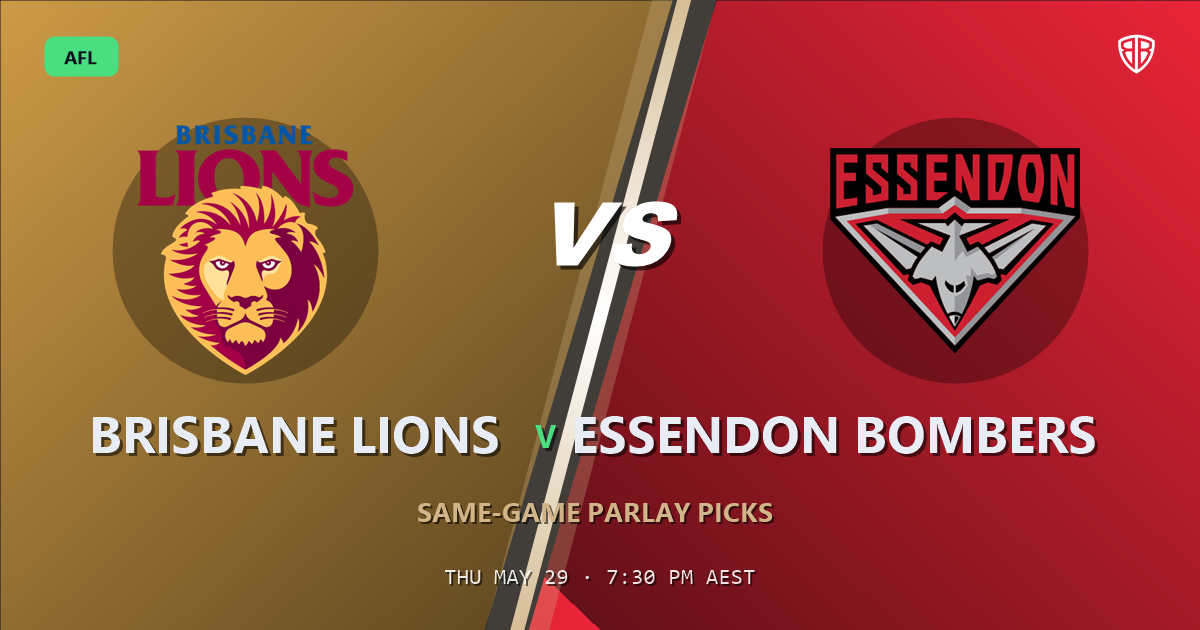AFL news: Brisbane Lions vs Essendon Bombers Prediction & Same Game Multi picks Top SGM: Don