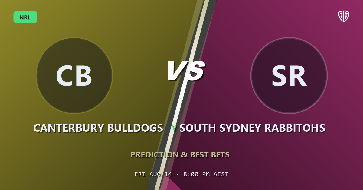 NRL news: Canterbury Bulldogs vs South Sydney Rabbitohs Prediction & Picks: Winning Game Angles