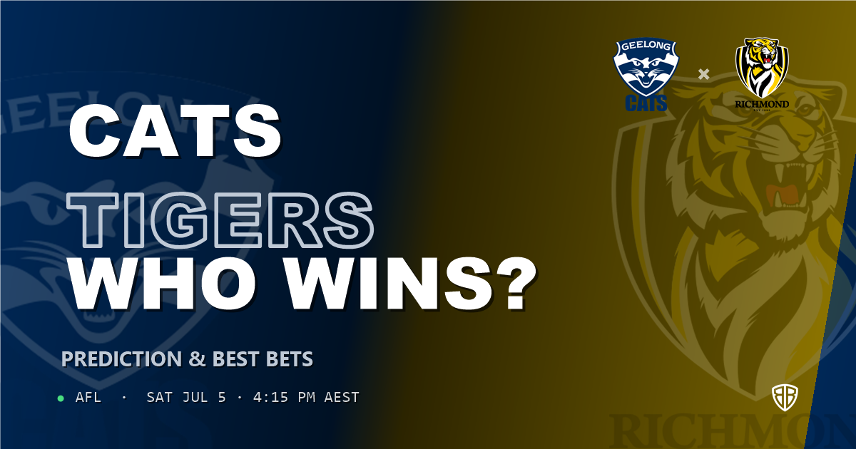 AFL news: Geelong Cats vs Richmond Tigers Prediction & Picks : Odds Analysis & Top Props