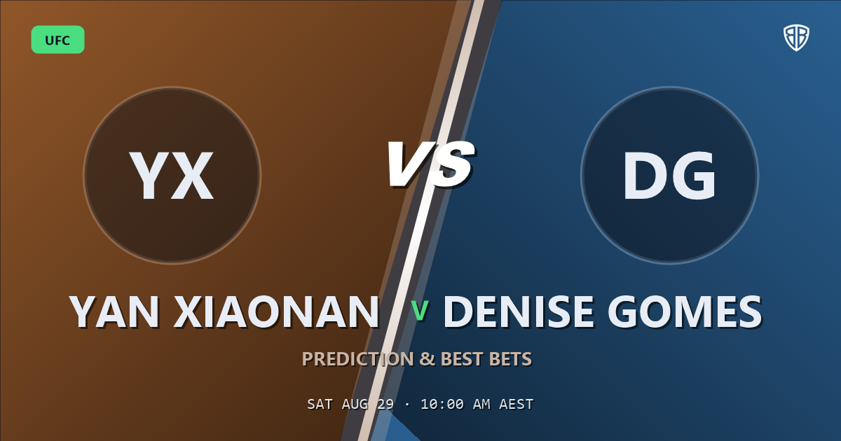 UFC news: Yan Xiaonan vs Denise Gomes Prediction & Picks: Don