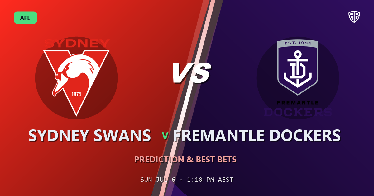 AFL news: Sydney Swans vs Fremantle Dockers Prediction & Picks (Braeden Campbell Key Factor): Stat-Based Insights