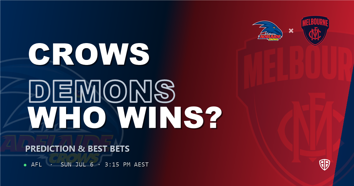 AFL news: Adelaide Crows vs Melbourne Demons Prediction & Picks : Full Match Breakdown & Bets
