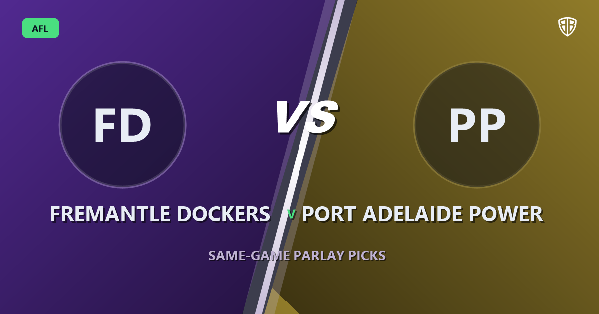 AFL news: Fremantle Dockers vs Port Adelaide Power Prediction & Same Game Multi picks Key Insights: High-Value Opportunity