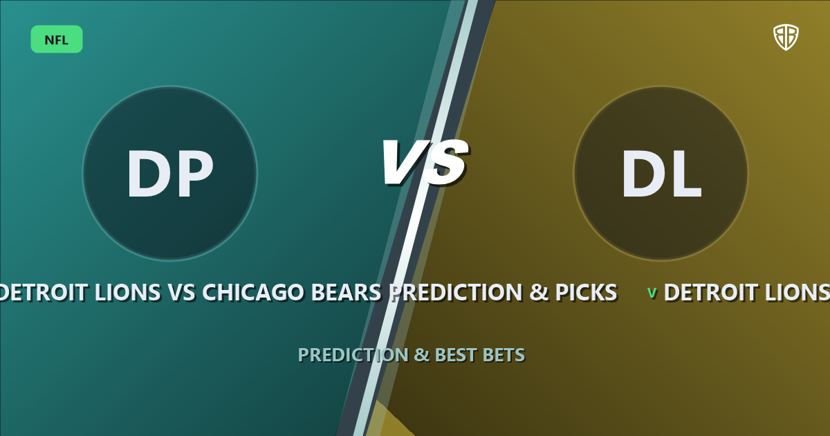 Detroit Lions vs Chicago Bears Prediction & Picks (Amon-Ra St. Brown Impact): Odds & Edges