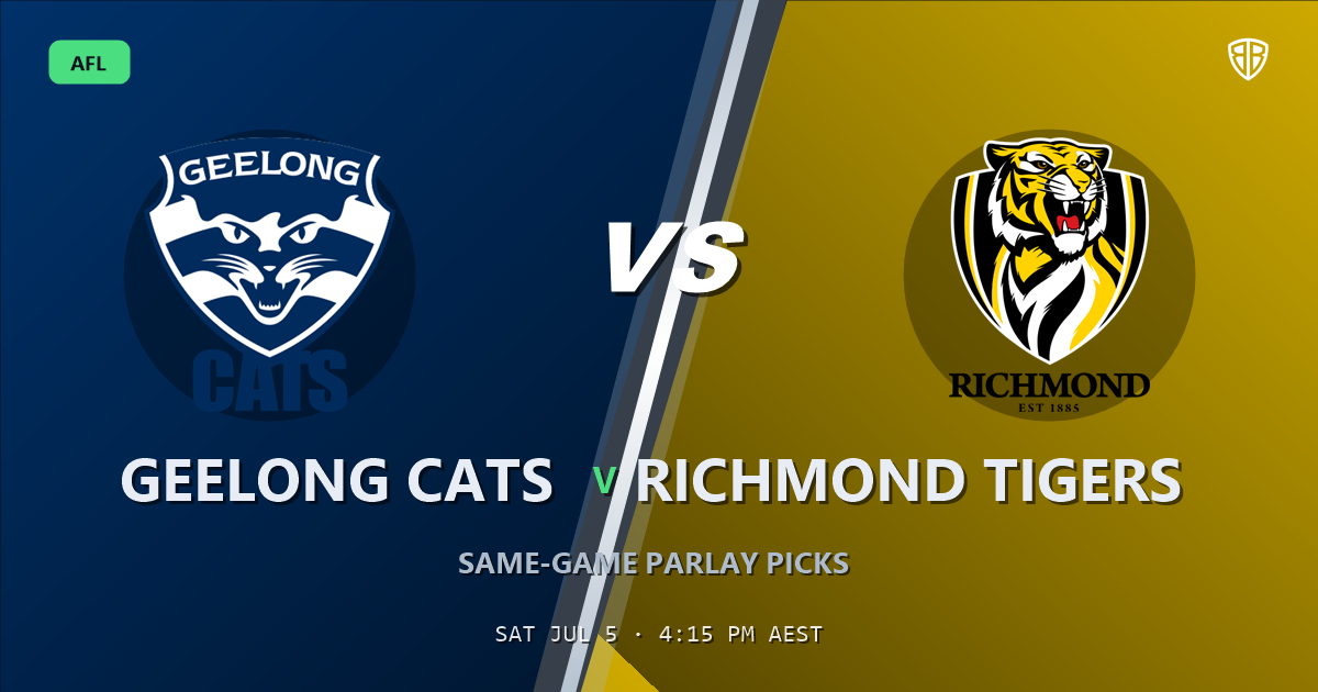 AFL news: Geelong Cats vs Richmond Tigers Prediction & Same Game Multi picks Key Insights: High-Value Opportunity