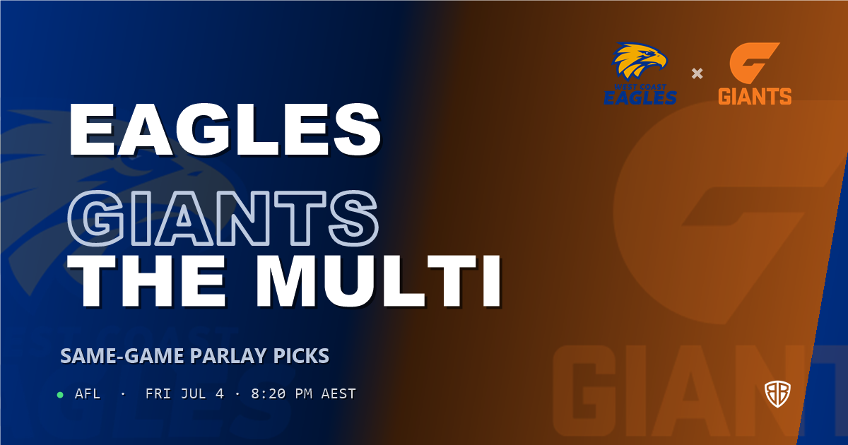 AFL news: West Coast Eagles vs Greater Western Sydney Giants Prediction & Same Game Multi picks Value Multi: Smart Betting Angles