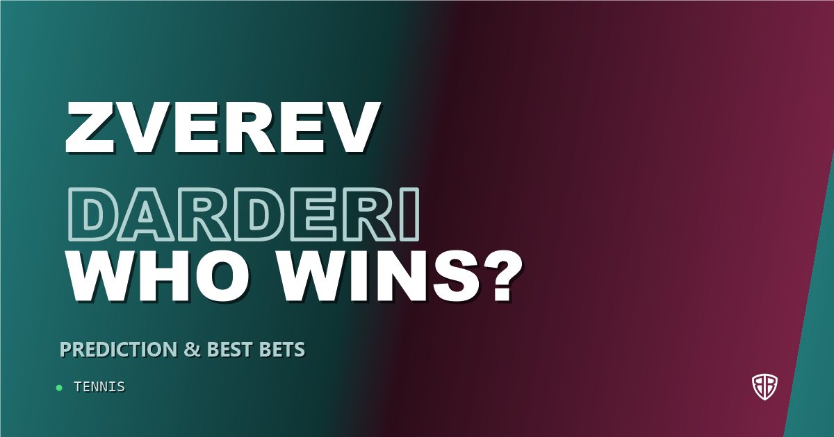Alexander Zverev vs Luciano Darderi Prediction & Picks: Odds Analysis & Top Props