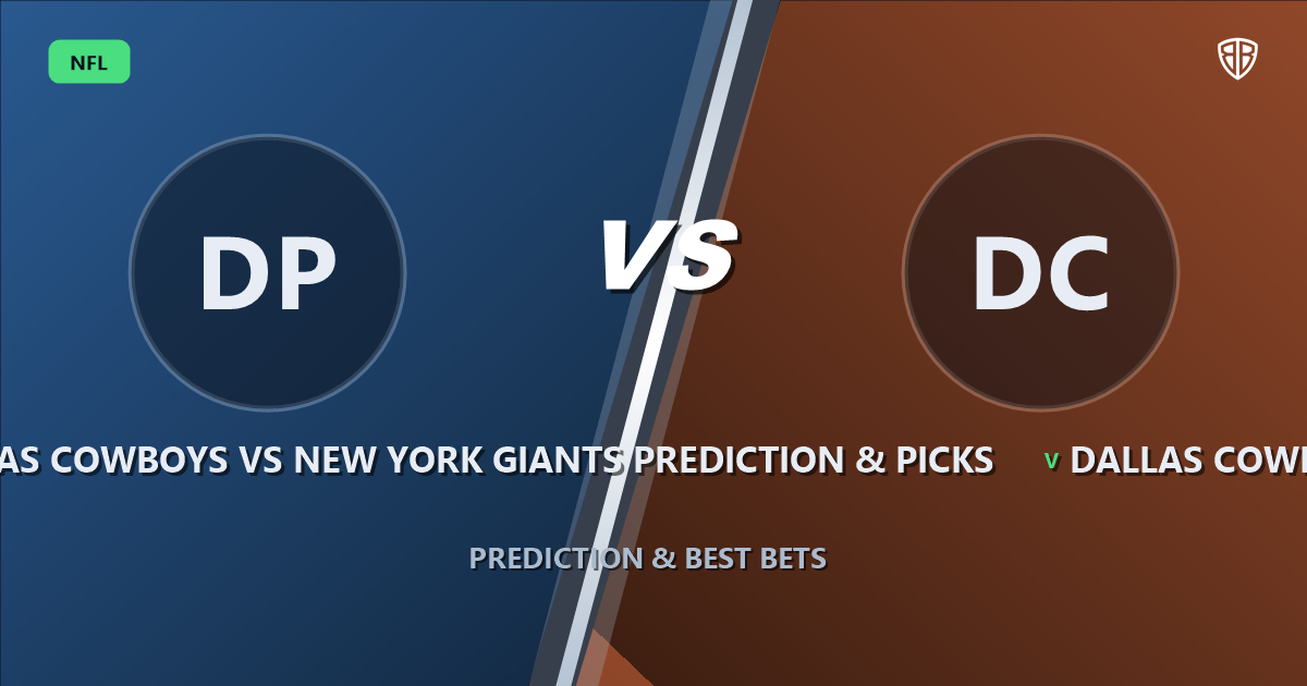 Dallas Cowboys vs New York Giants Prediction & Picks: Smart Props & Lines
