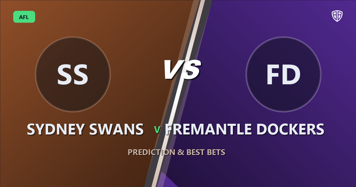 AFL news: Sydney Swans vs Fremantle Dockers Prediction & Picks : Stat-Based Insights