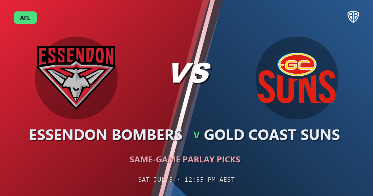 AFL news: Essendon Bombers vs Gold Coast Suns Prediction & Same Game Multi picks Top SGM: Don