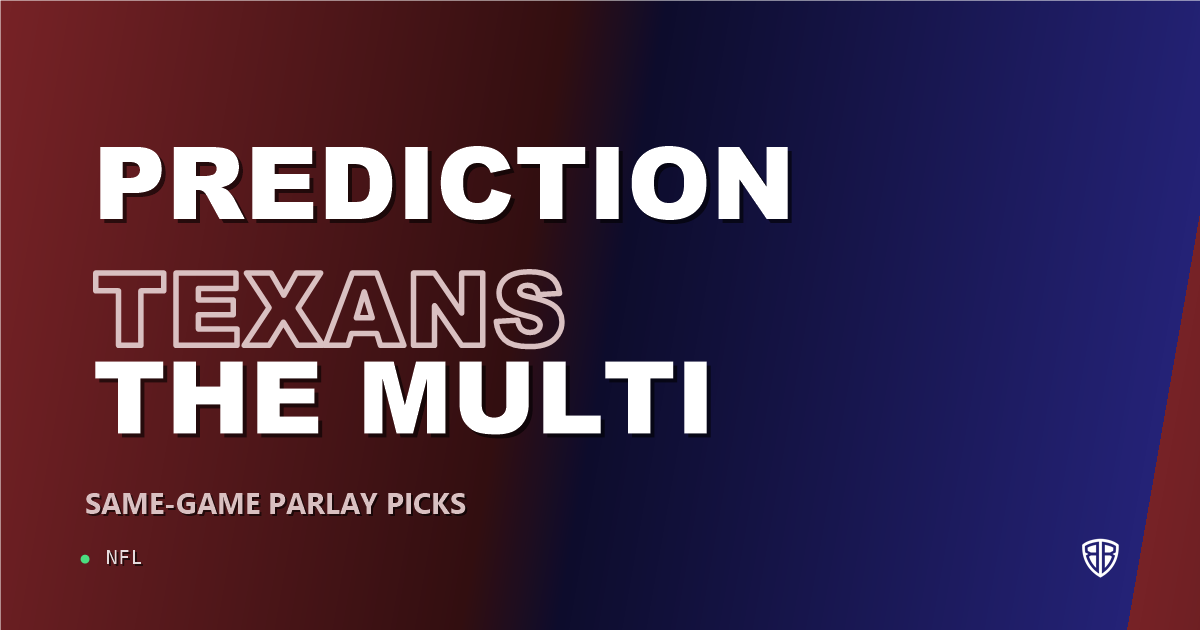 Houston Texans vs Tampa Bay Buccaneers Prediction & Same Game Parlay Picks: Data-Driven Targets