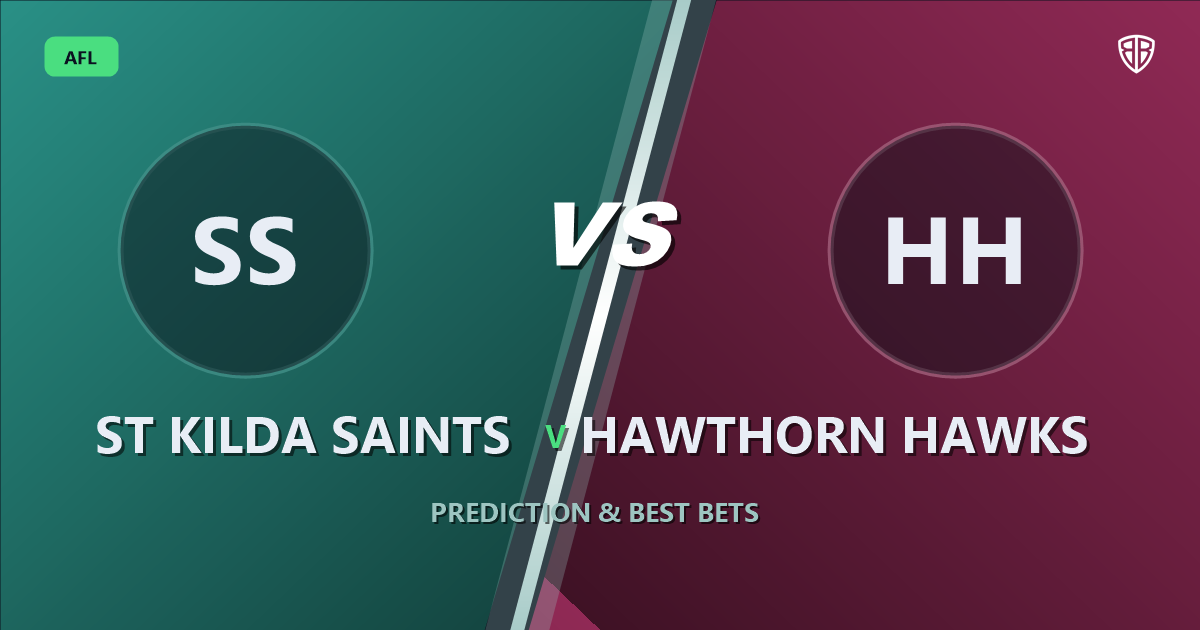 AFL news: St Kilda Saints vs Hawthorn Hawks Prediction & Picks : Odds Analysis & Top Props