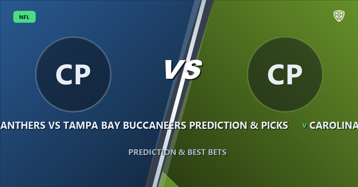 Carolina Panthers vs Tampa Bay Buccaneers Prediction & Picks: Smart Props & Lines