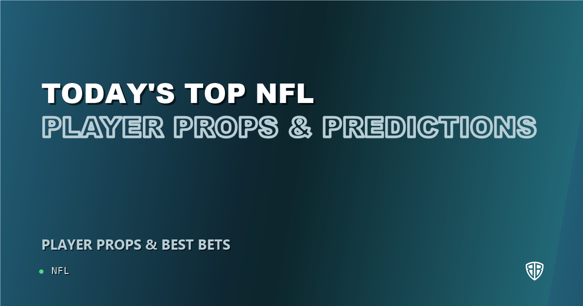 Today's Top NFL Player Props & Predictions, Monday 01/05 (Andrei Iosivas Focus)