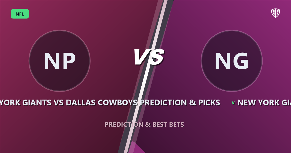 New York Giants vs Dallas Cowboys Prediction & Picks: Smart Props & Lines