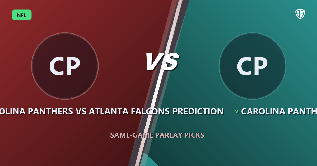 Carolina Panthers vs Atlanta Falcons Prediction & Same Game Parlay Picks: Expert Analysis