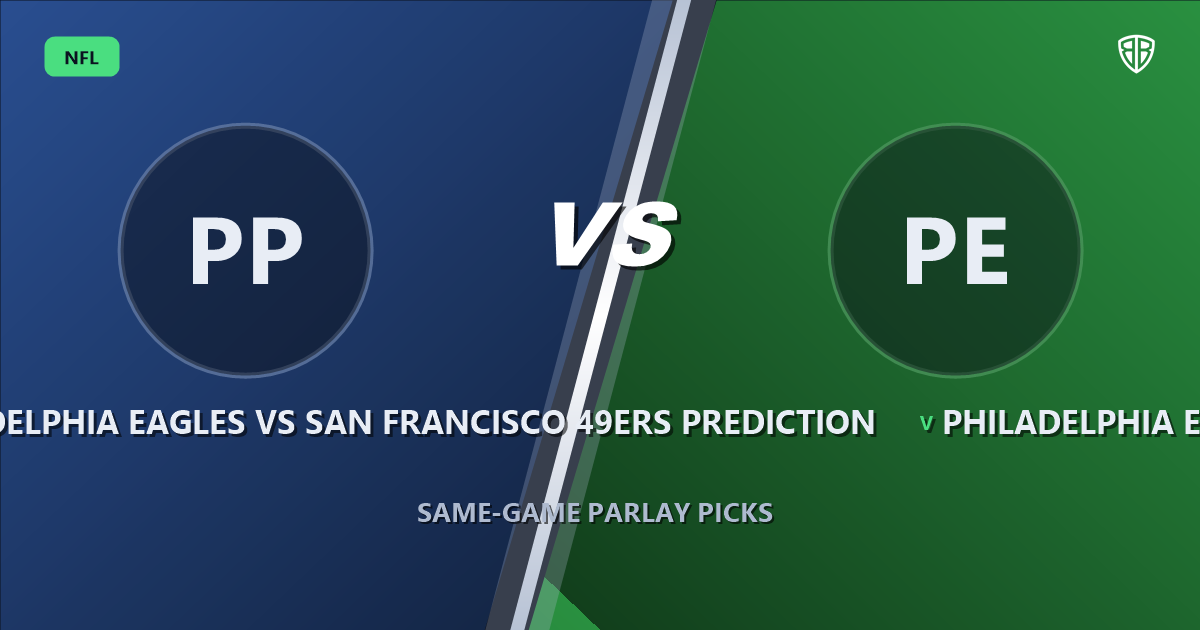Philadelphia Eagles vs San Francisco 49ers Prediction & Same Game Parlay Picks: Best SGP Options