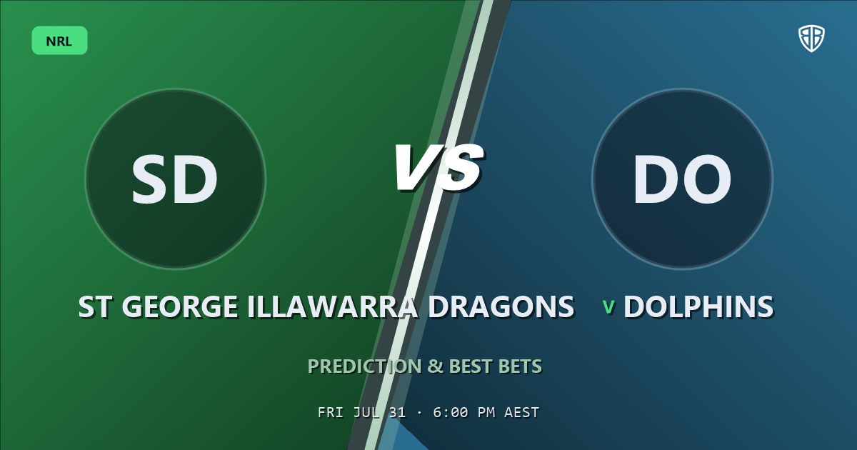 NRL news: St George Illawarra Dragons vs Dolphins Prediction & Picks (Loko Pasifiki Tonga Key Factor): Analytics Breakdown