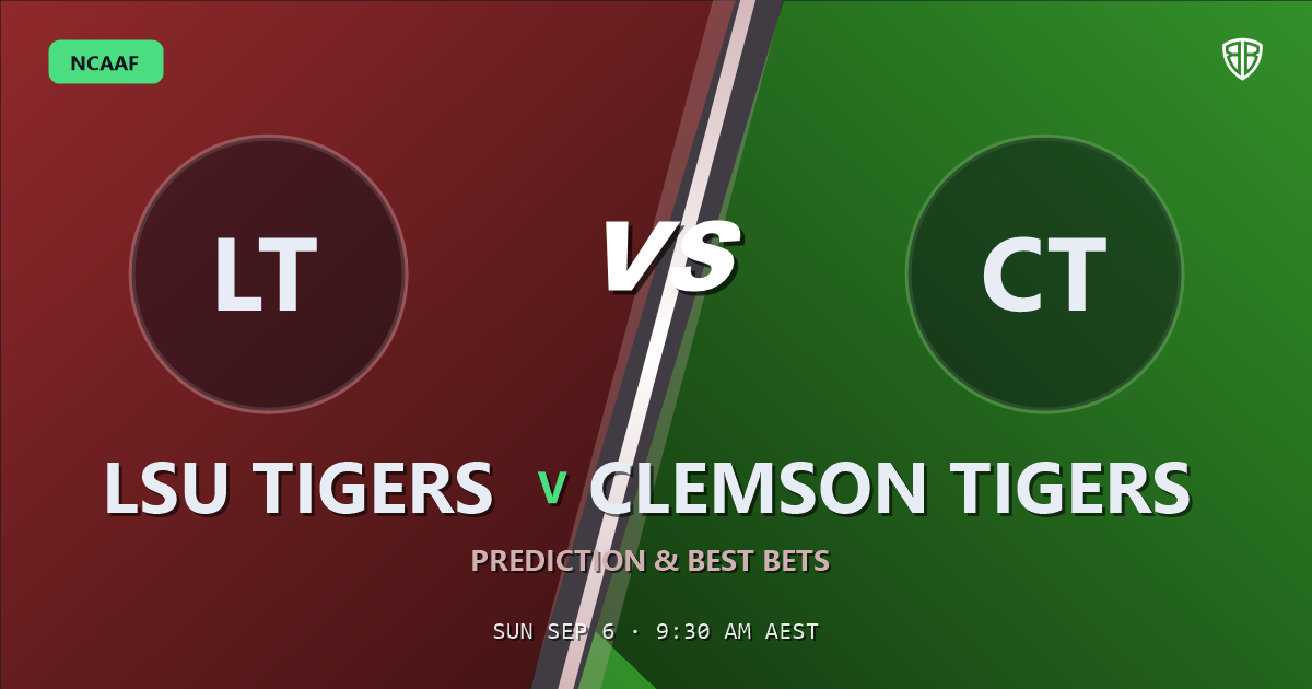 NCAAF news: LSU Tigers vs Clemson Tigers Prediction & Picks (Gideon Davidson Key Factor): Our Expert Analysis