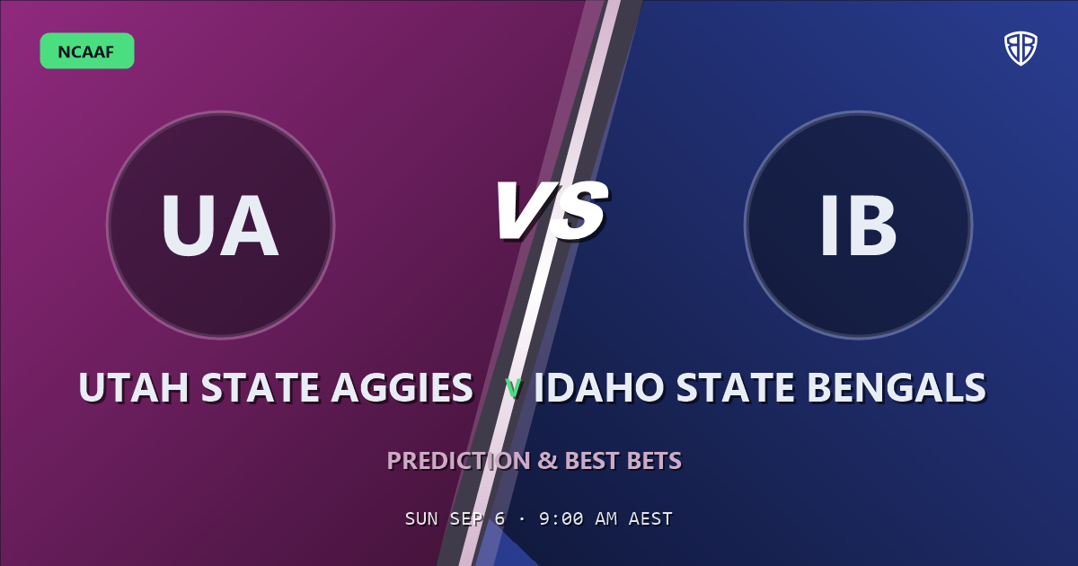 NCAAF news: Utah State Aggies vs Idaho State Bengals Prediction & Picks: Full Match Breakdown & Bets