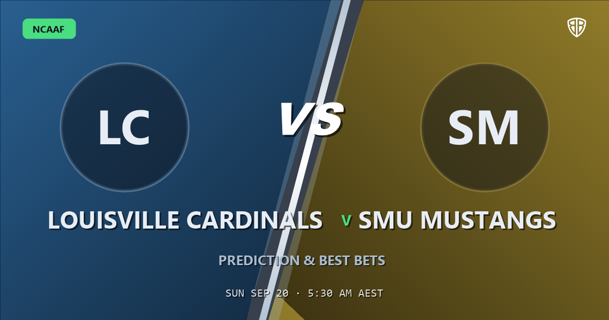NCAAF news: Louisville Cardinals vs SMU Mustangs Prediction & Picks: Winning Game Angles