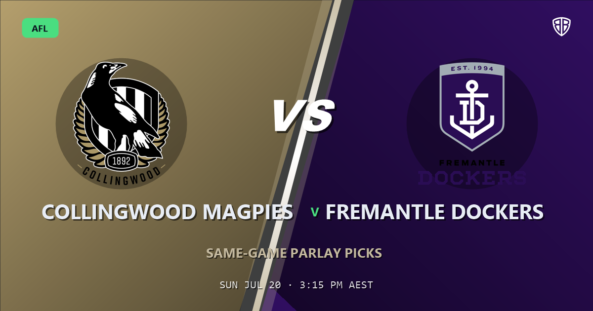 AFL news: Collingwood Magpies vs Fremantle Dockers Prediction & Same Game Multi picks Key Insights: High-Value Opportunity