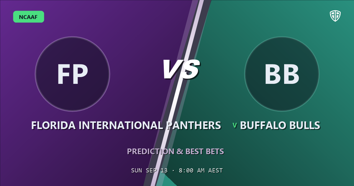 NCAAF news: Florida International Panthers vs Buffalo Bulls Prediction & Picks: Analytics Breakdown