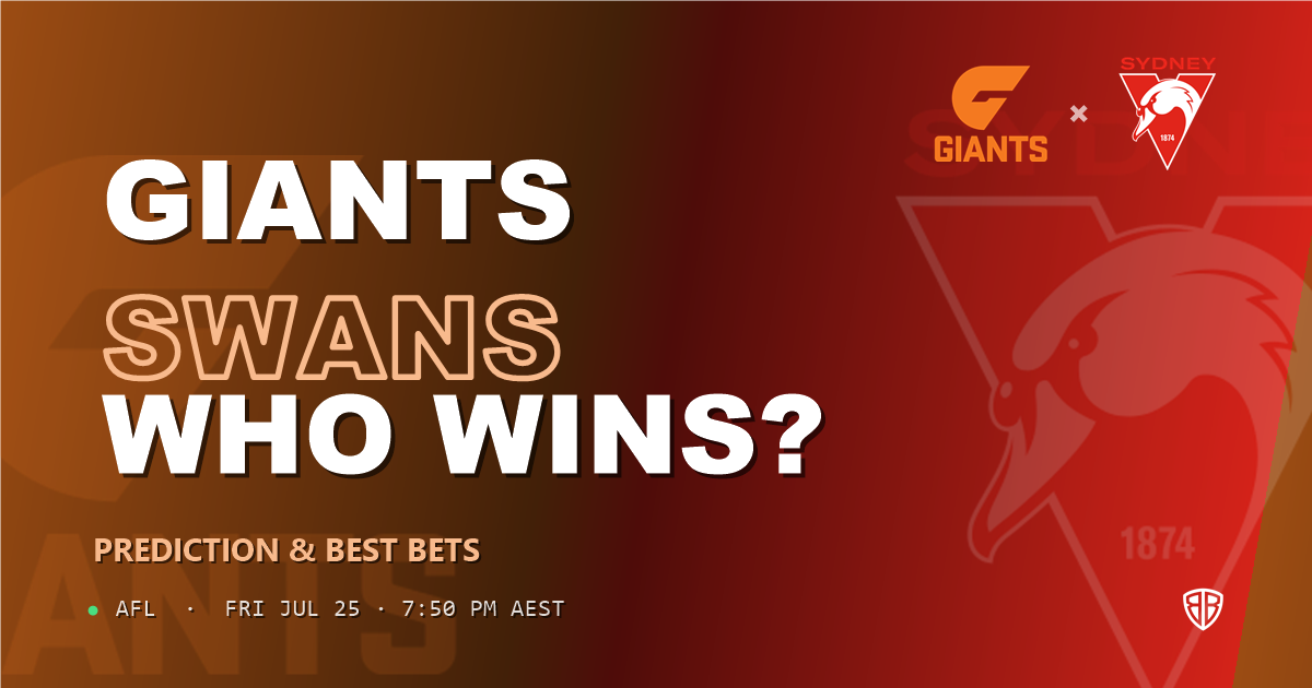 AFL news: Greater Western Sydney Giants vs Sydney Swans Prediction & Picks : Stat-Based Insights