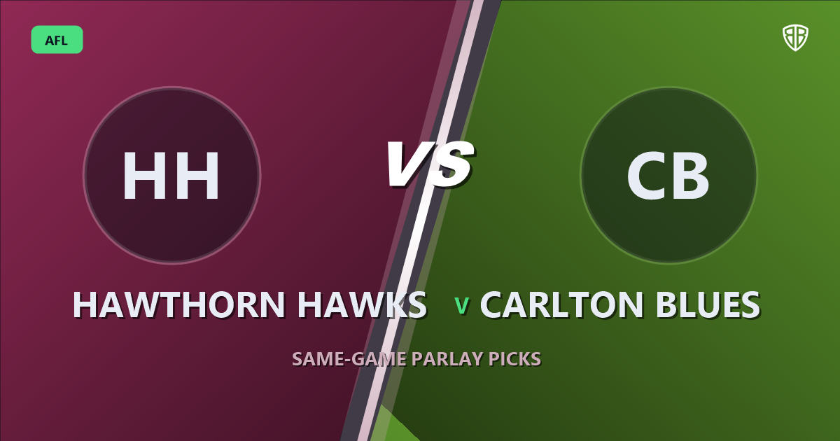 AFL news: Hawthorn Hawks vs Carlton Blues Prediction & Same Game Multi picks Key Insights: Our Expert Analysis