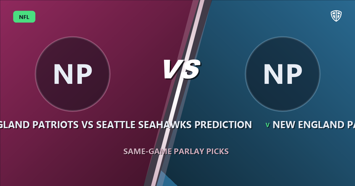 New England Patriots vs Seattle Seahawks Prediction & Same Game Parlay Picks: Data-Driven Targets