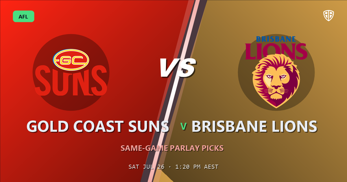 AFL news: Gold Coast Suns vs Brisbane Lions Prediction & Same Game Multi picks Value Multi: Analytics Breakdown