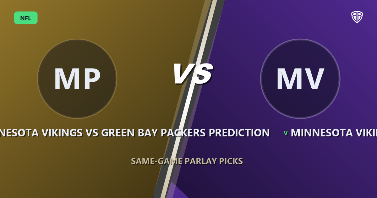 Minnesota Vikings vs Green Bay Packers Prediction & Same Game Parlay Picks: High-Value Angles