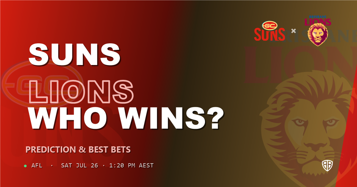 AFL news: Gold Coast Suns vs Brisbane Lions Prediction & Picks (Darcy Wilmot Key Factor): Stat-Based Insights