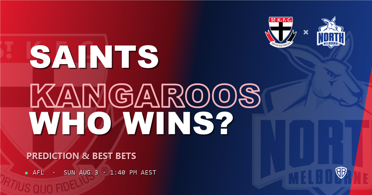 AFL news: St Kilda Saints vs North Melbourne Kangaroos Prediction & Picks : Expert Footy Betting Guide