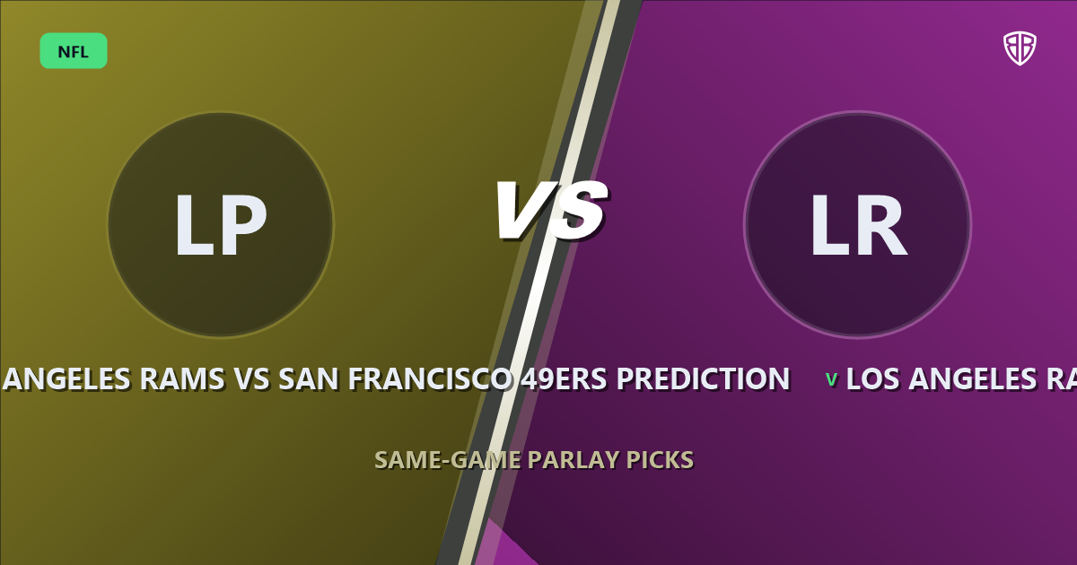 Los Angeles Rams vs San Francisco 49ers Prediction & Same Game Parlay Picks: Expert Analysis