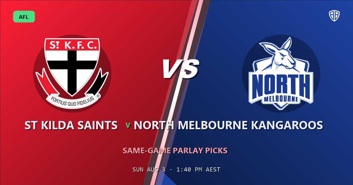 AFL news: St Kilda Saints vs North Melbourne Kangaroos Prediction & Same Game Multi picks Key Insights: Our Expert Analysis