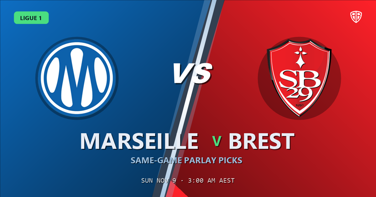 Ligue 1: Marseille vs Brest Prediction & Same Game Parlay picks Top SGP: Smart Betting Angles