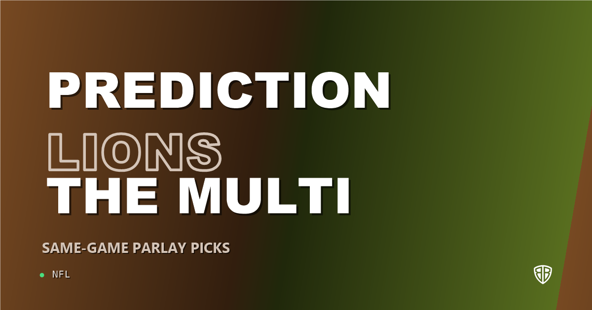 Detroit Lions vs Cleveland Browns Prediction & Same Game Parlay Picks: Data-Driven Targets
