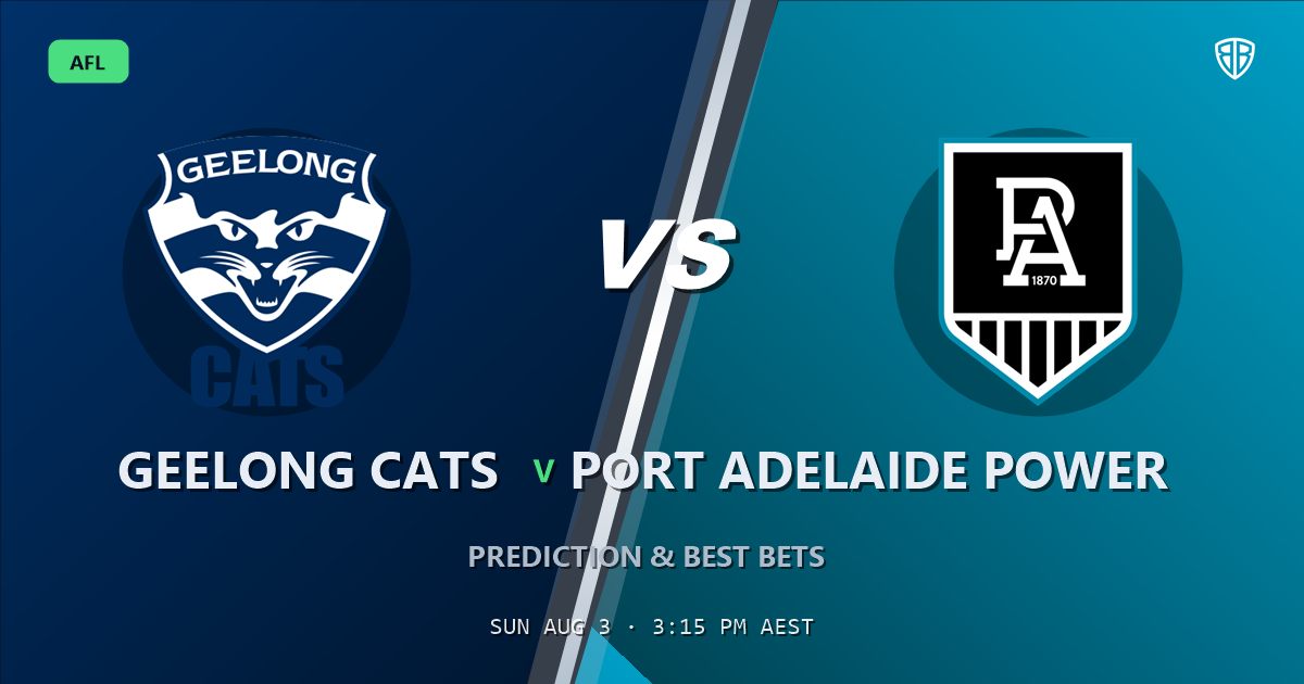 AFL news: Geelong Cats vs Port Adelaide Power Prediction & Picks (Darcy Byrne-Jones Key Factor): Stat-Based Insights