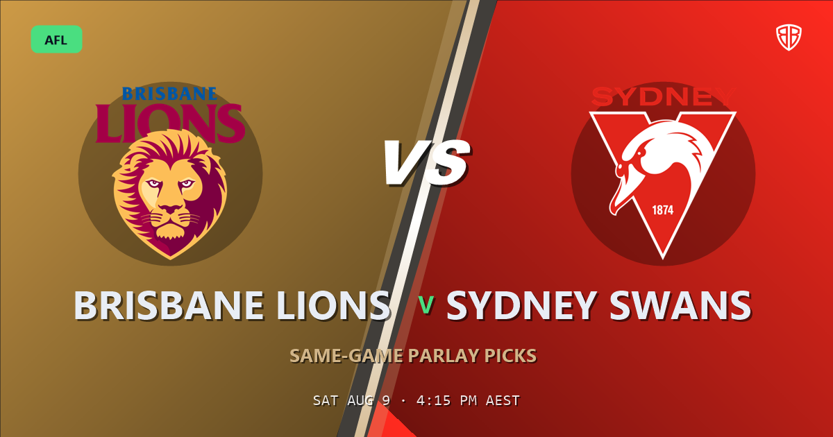 AFL news: Brisbane Lions vs Sydney Swans Prediction & Same Game Multi picks Key Insights: Our Expert Analysis