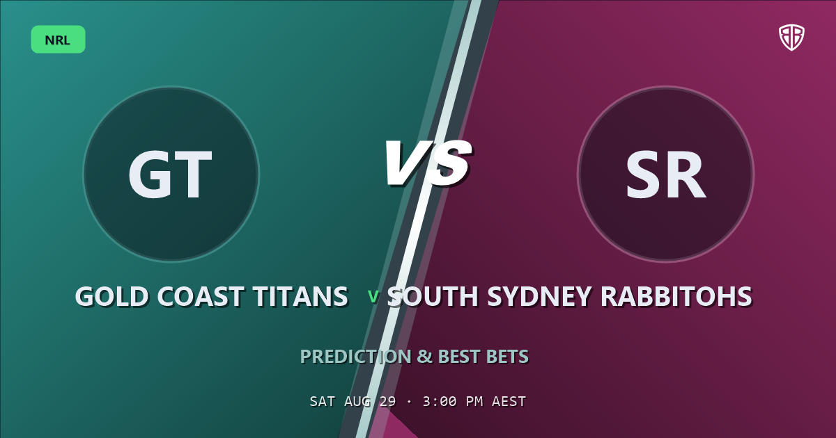NRL news: Gold Coast Titans vs South Sydney Rabbitohs Prediction & Picks (Moeaki Fotuaika Key Factor): Analytics Breakdown